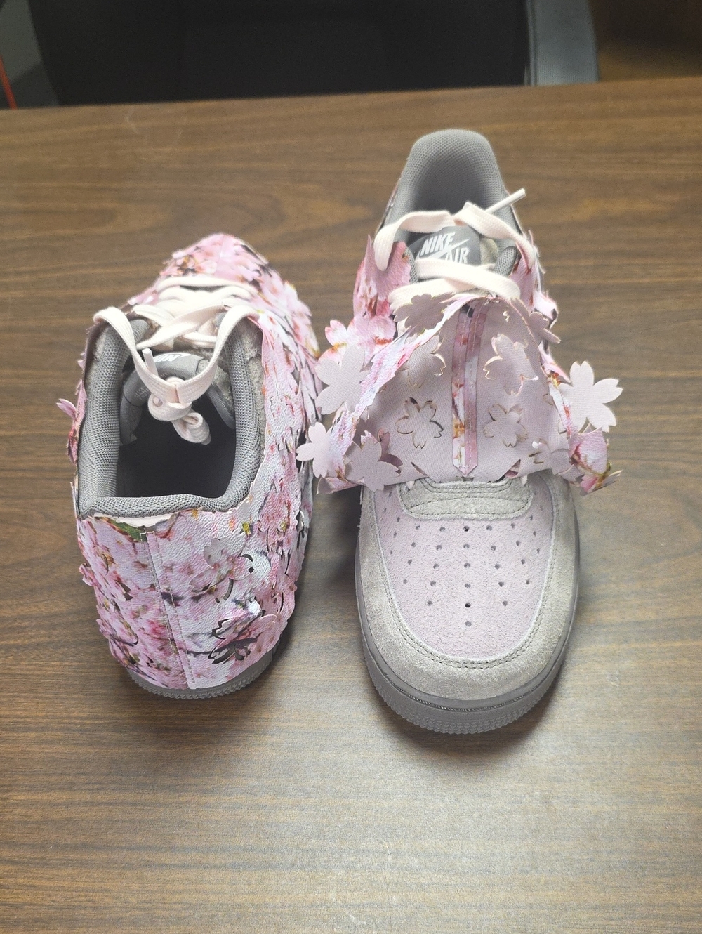 Nike Air Force 1 '07 Premium 'Spring Flowers' Cherry Blossom IQ3472-298 Men's 10 - Picture 4 of 8
